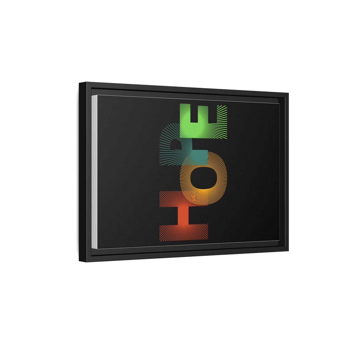 Matte Canvas, Framed (Multi-color)