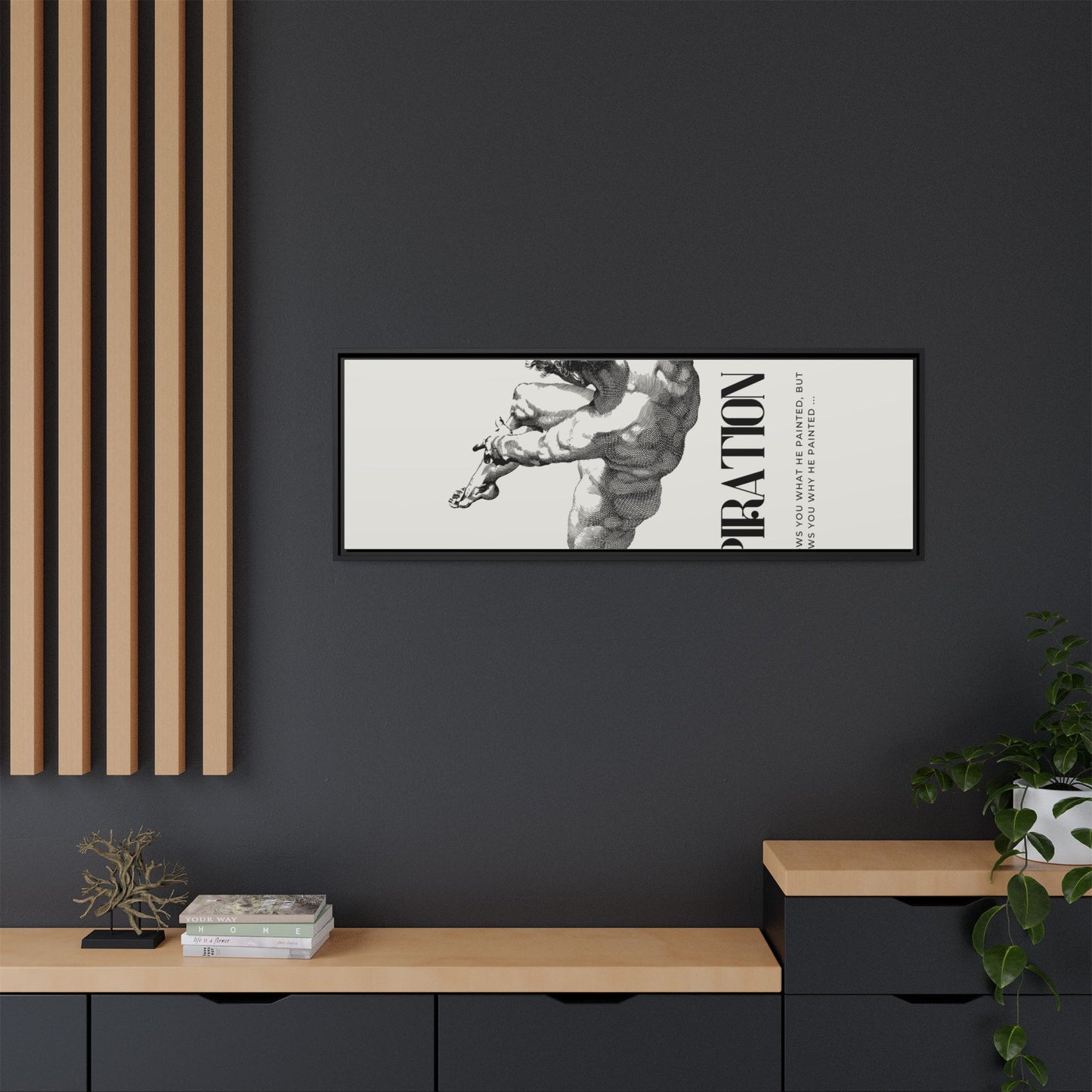 Matte Canvas, Framed (Multi-color)