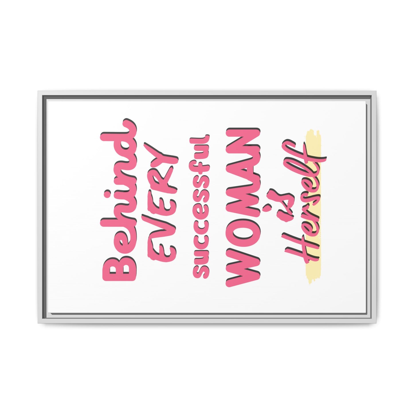 Matte Canvas, Framed (Multi-color)