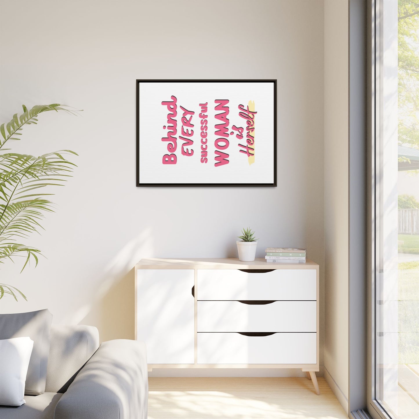 Matte Canvas, Framed (Multi-color)