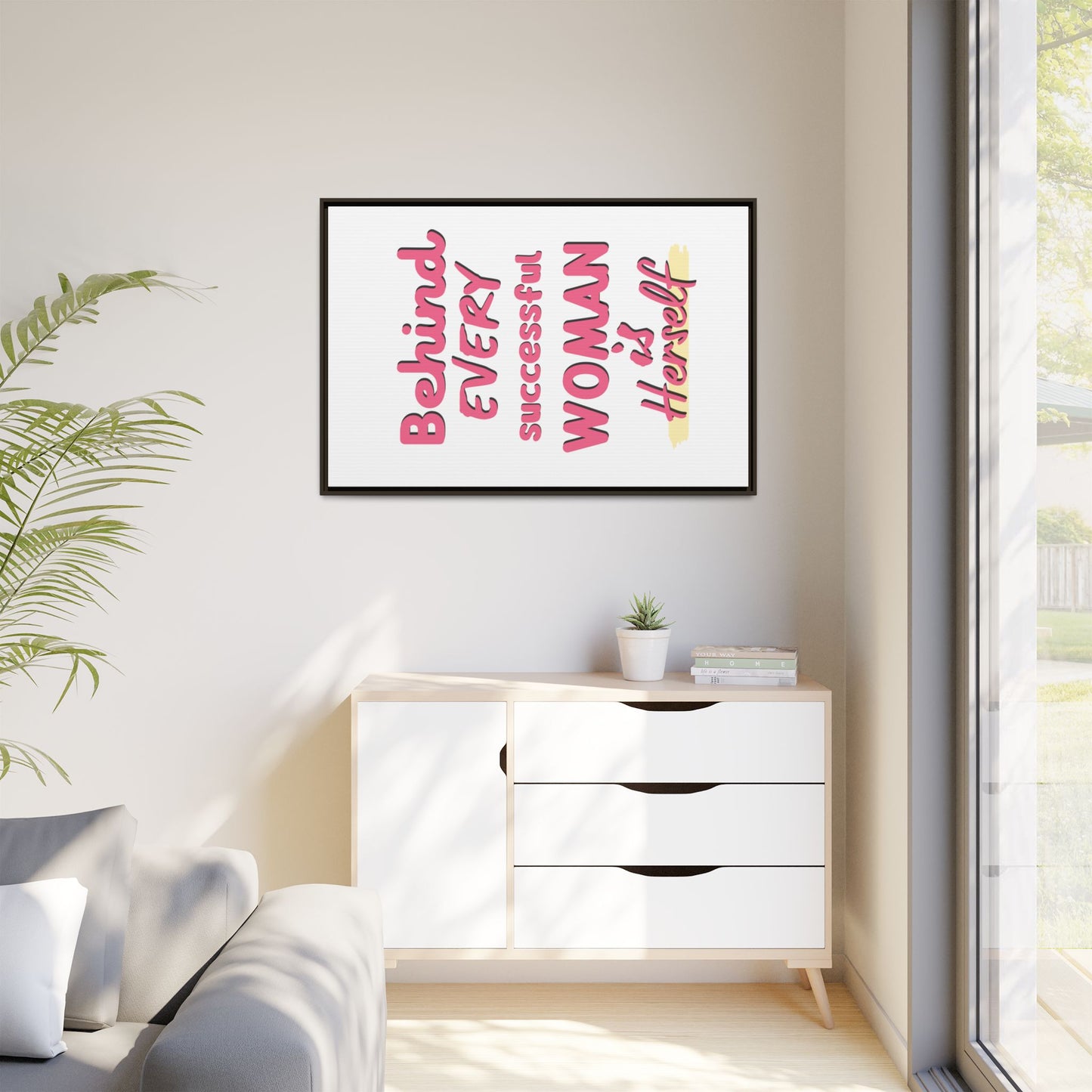 Matte Canvas, Framed (Multi-color)