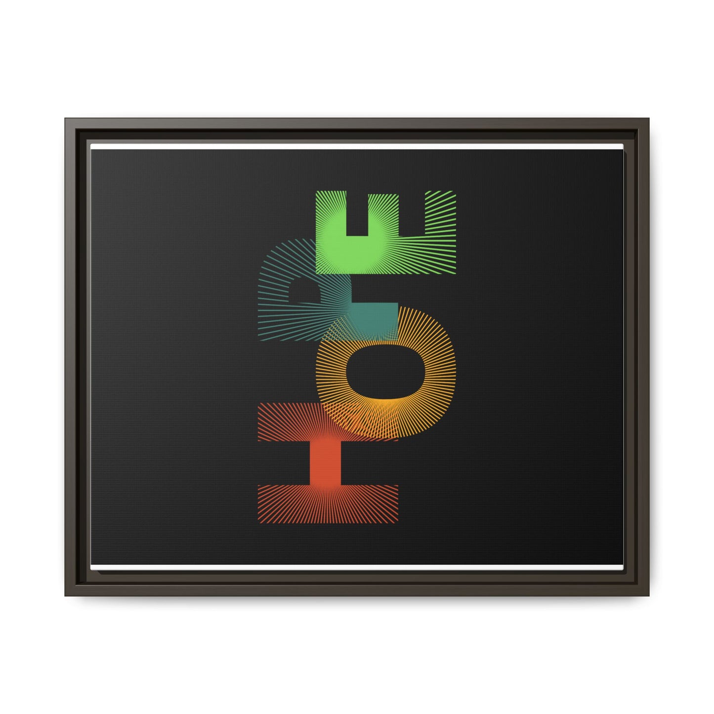 Matte Canvas, Framed (Multi-color)