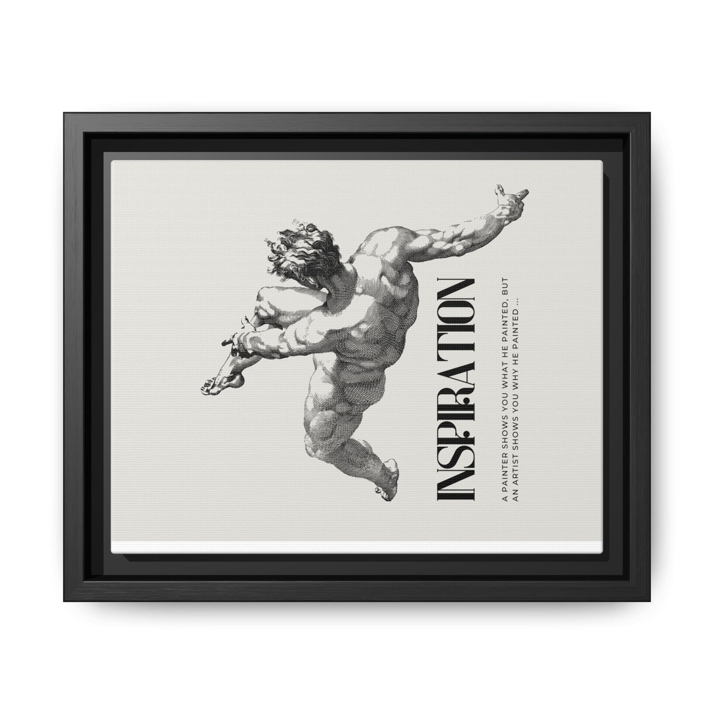 Matte Canvas, Framed (Multi-color)
