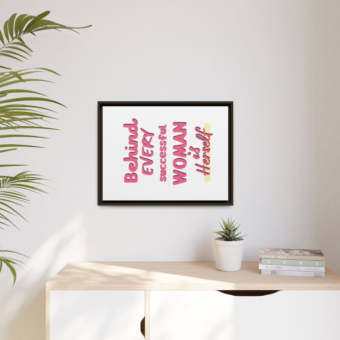 Matte Canvas, Framed (Multi-color)