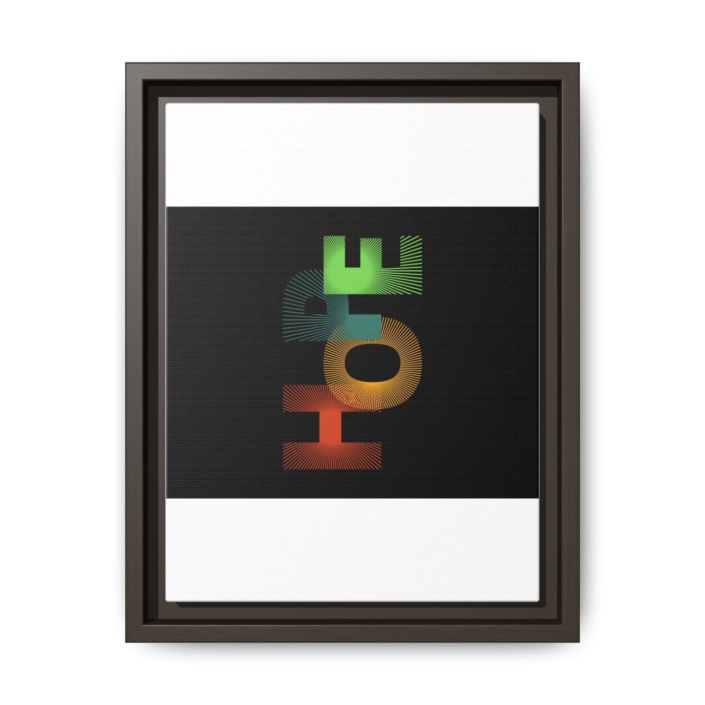 Matte Canvas, Framed (Multi-color)