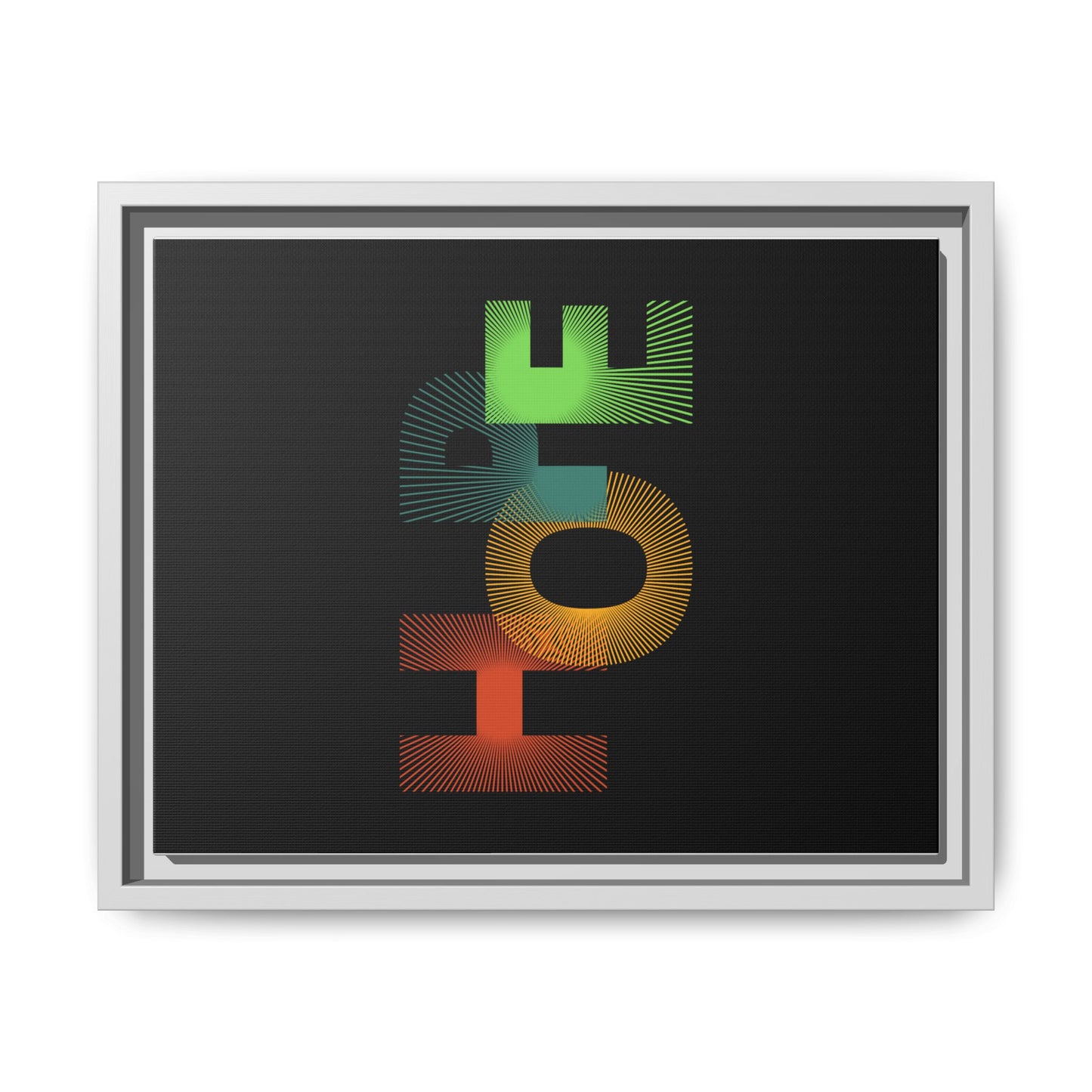 Matte Canvas, Framed (Multi-color)
