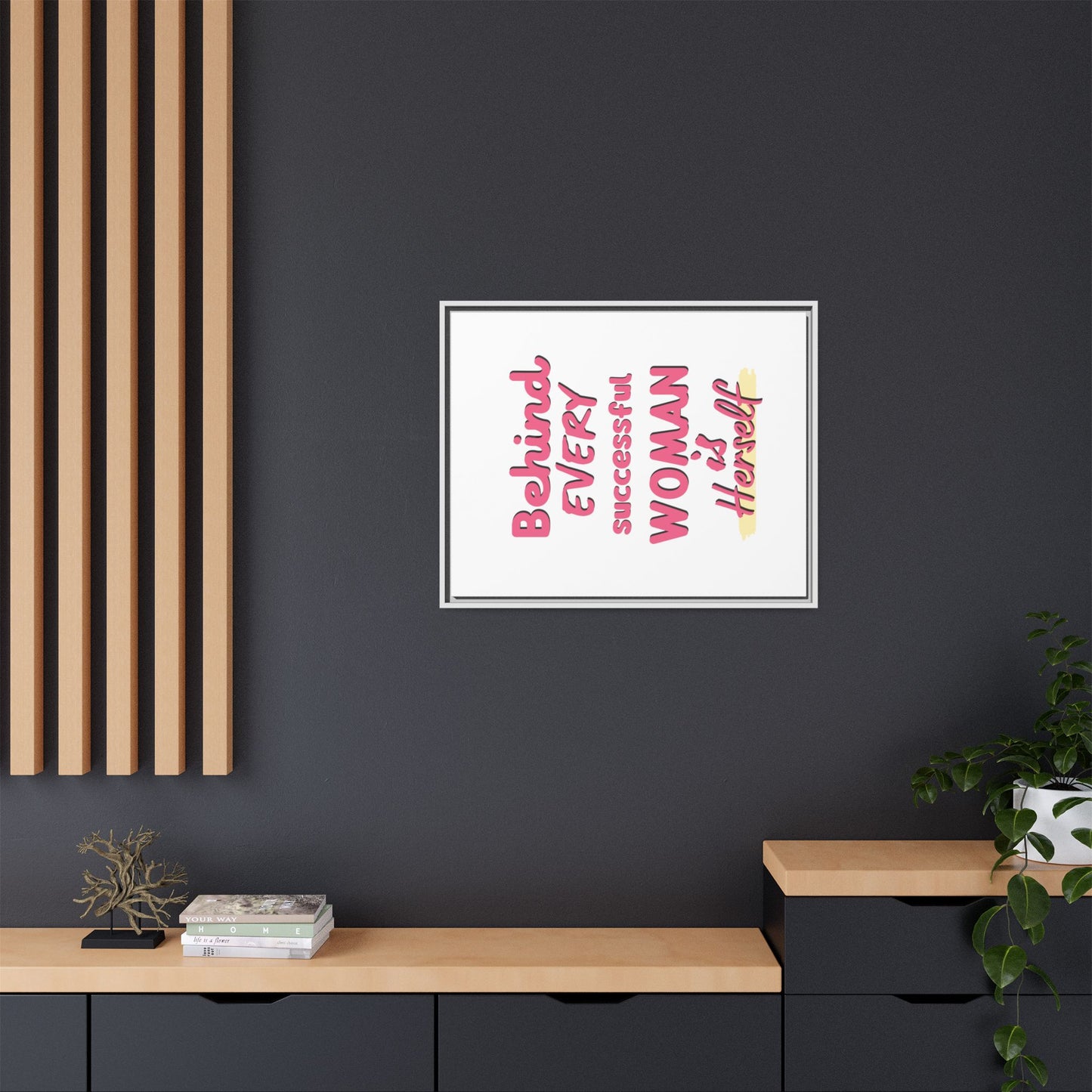 Matte Canvas, Framed (Multi-color)