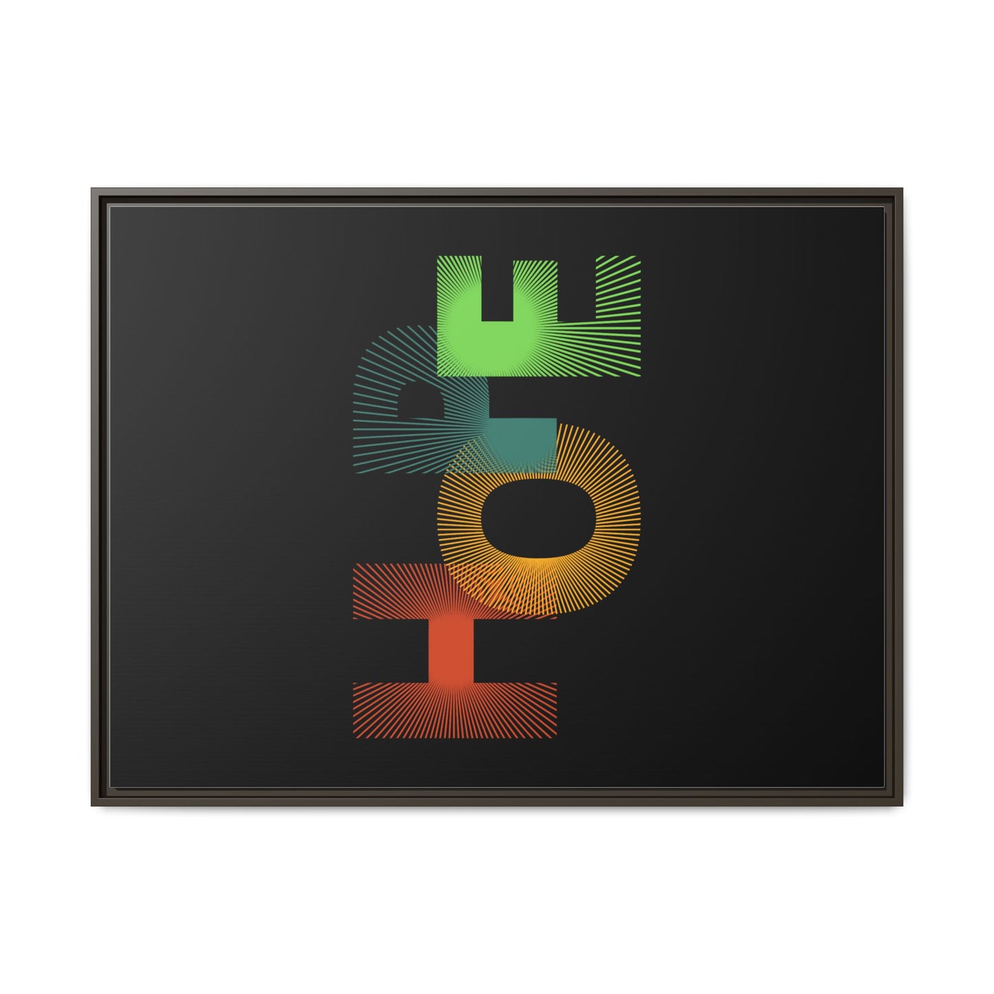Matte Canvas, Framed (Multi-color)