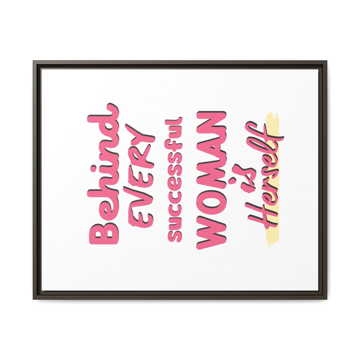 Matte Canvas, Framed (Multi-color)