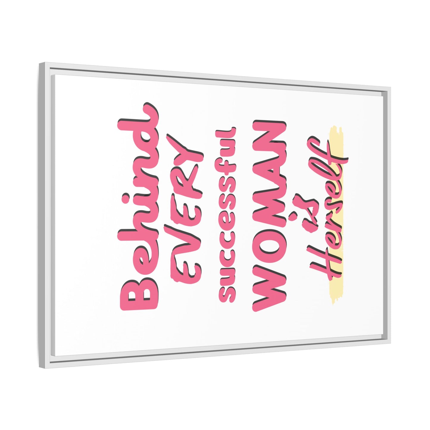 Matte Canvas, Framed (Multi-color)