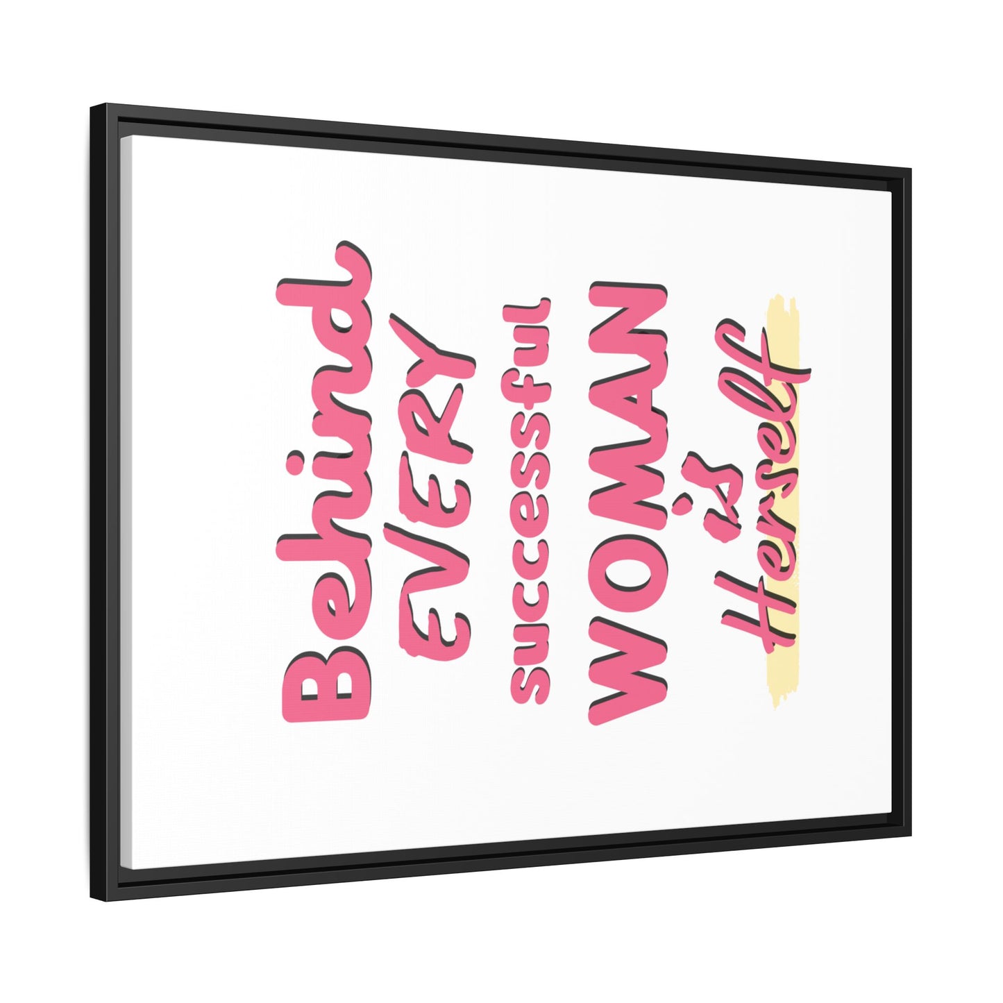 Matte Canvas, Framed (Multi-color)