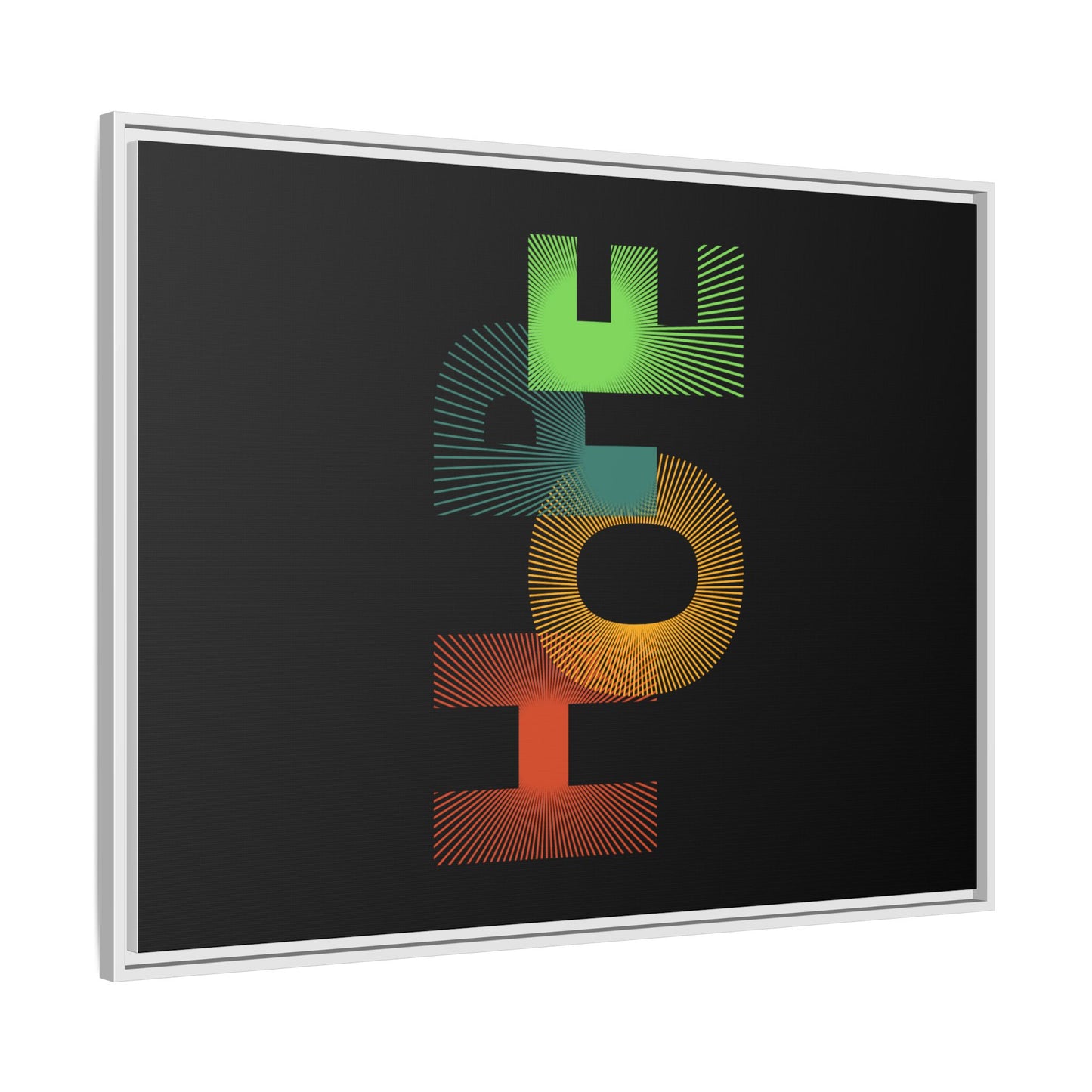 Matte Canvas, Framed (Multi-color)