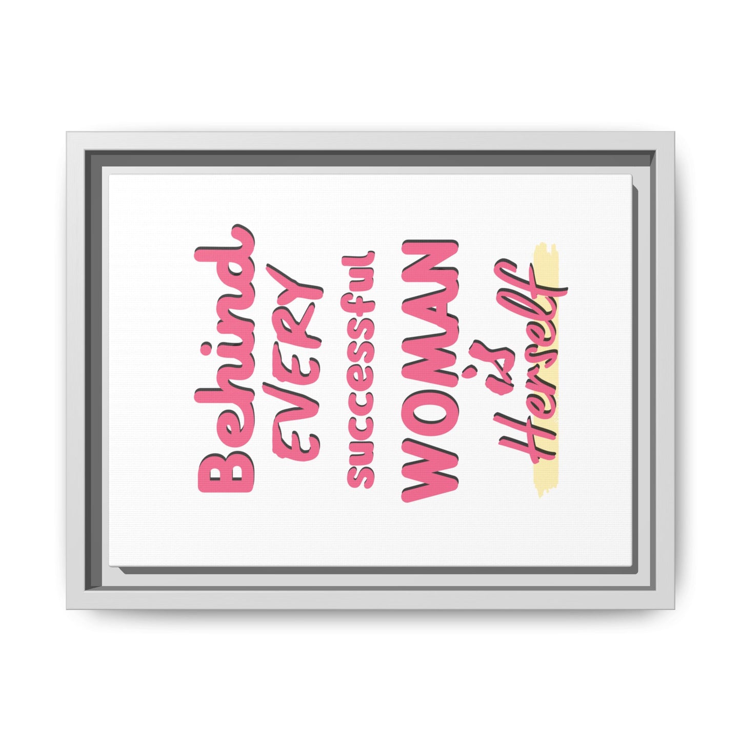 Matte Canvas, Framed (Multi-color)