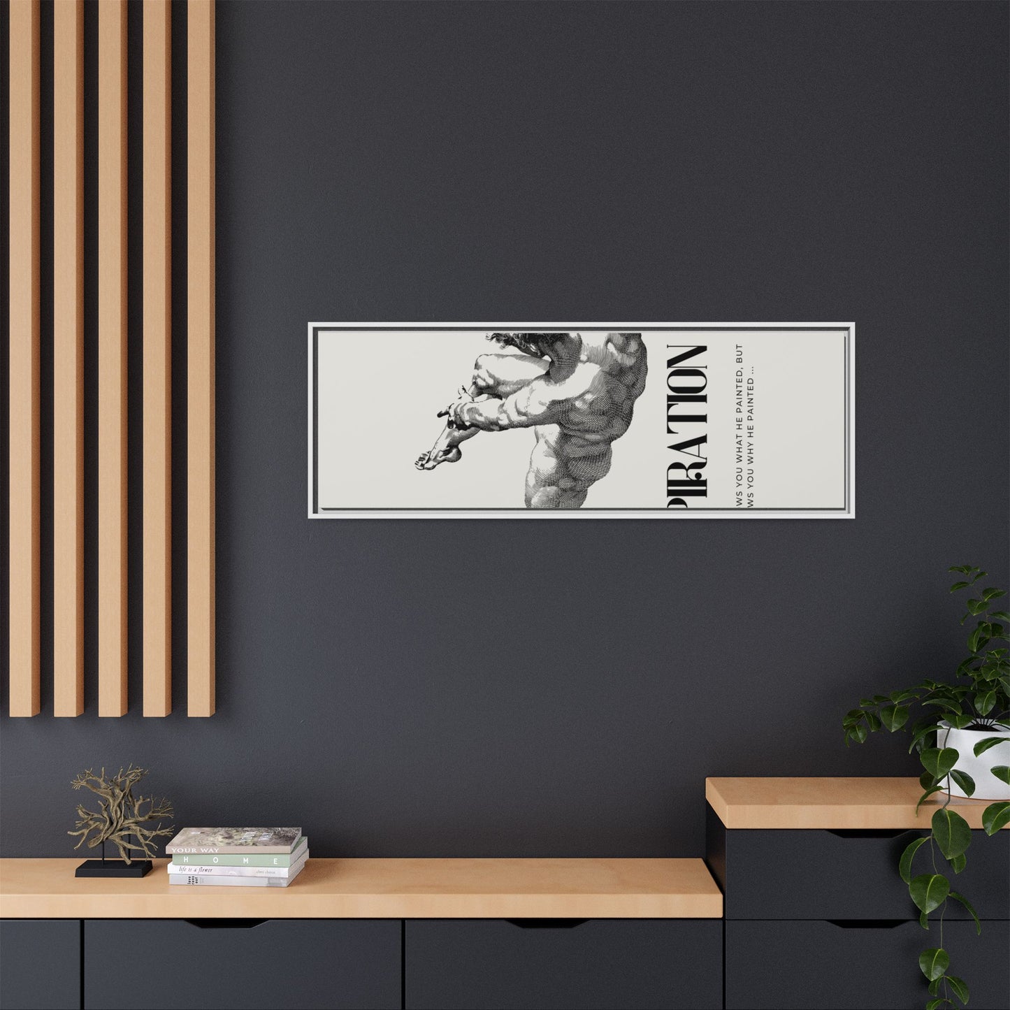 Matte Canvas, Framed (Multi-color)