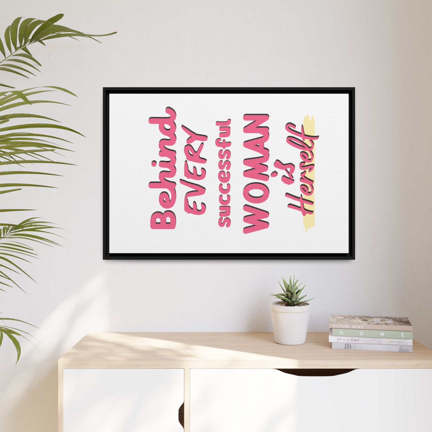 Matte Canvas, Framed (Multi-color)