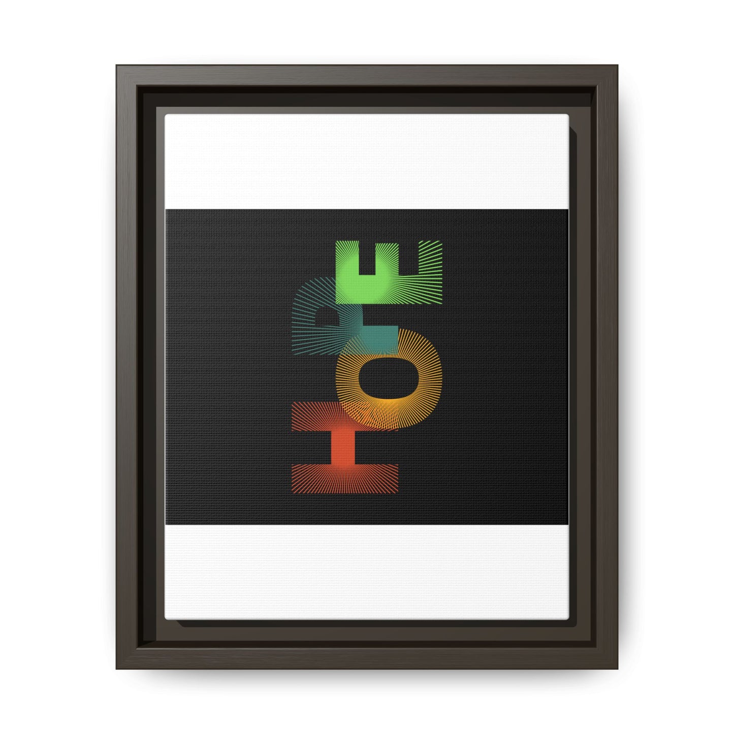 Matte Canvas, Framed (Multi-color)