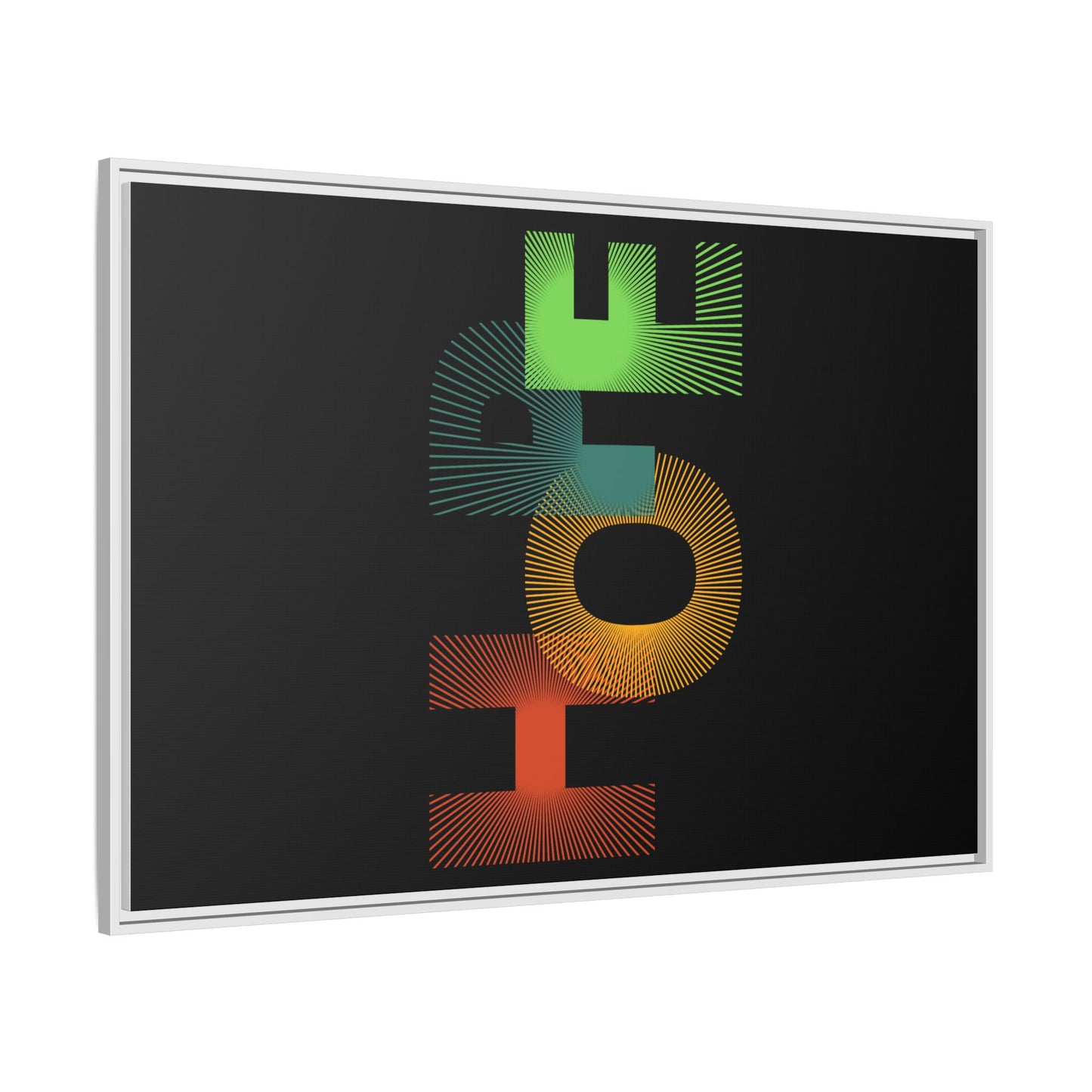 Matte Canvas, Framed (Multi-color)