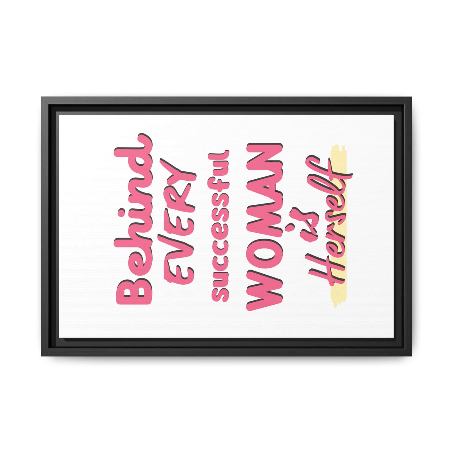Matte Canvas, Framed (Multi-color)