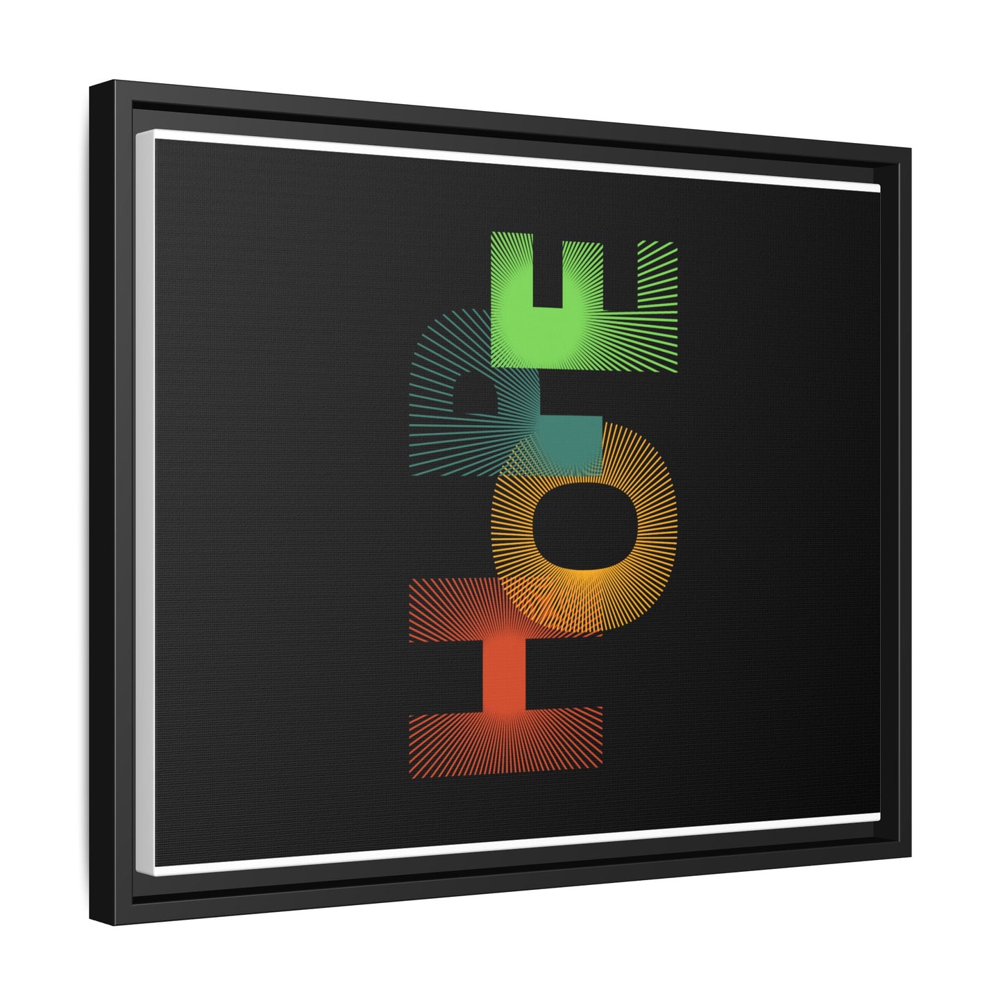 Matte Canvas, Framed (Multi-color)