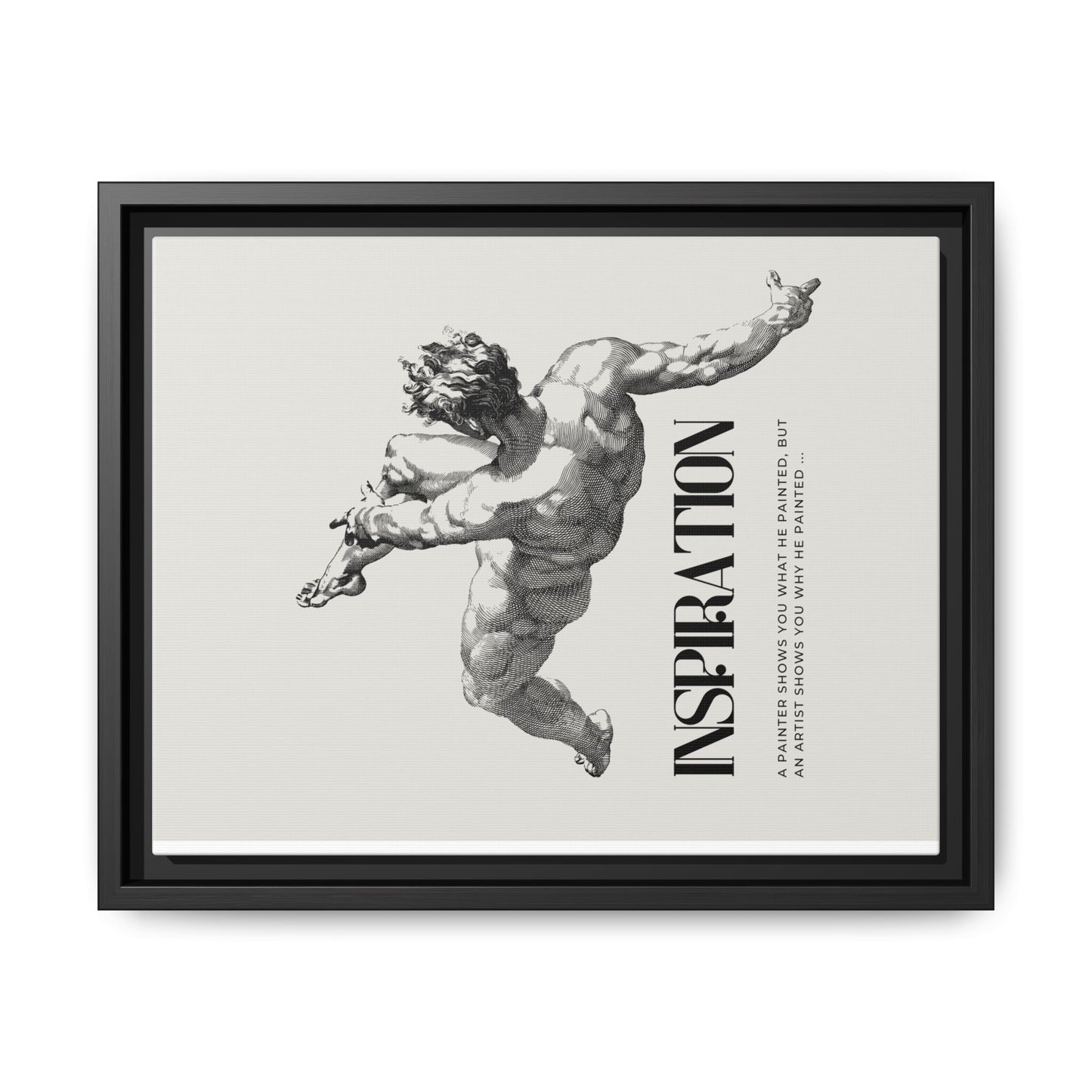 Matte Canvas, Framed (Multi-color)