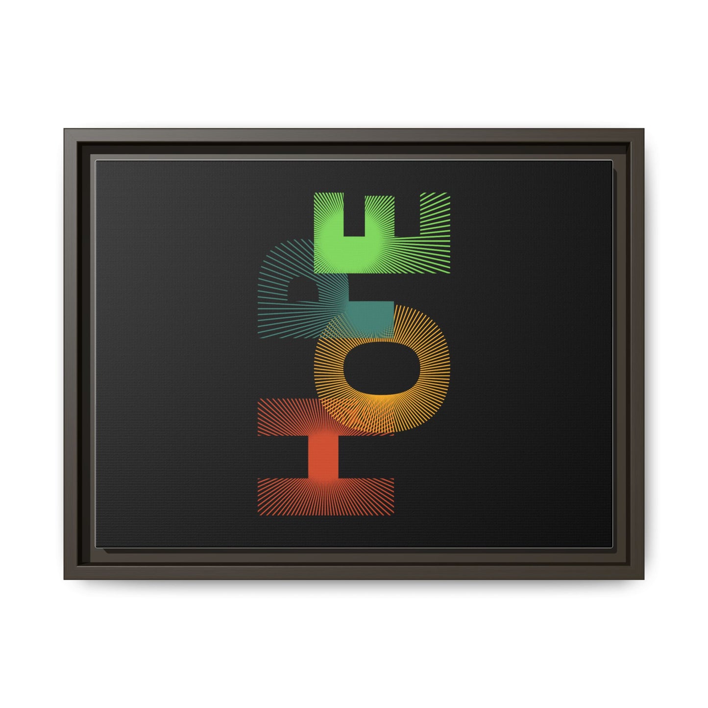Matte Canvas, Framed (Multi-color)