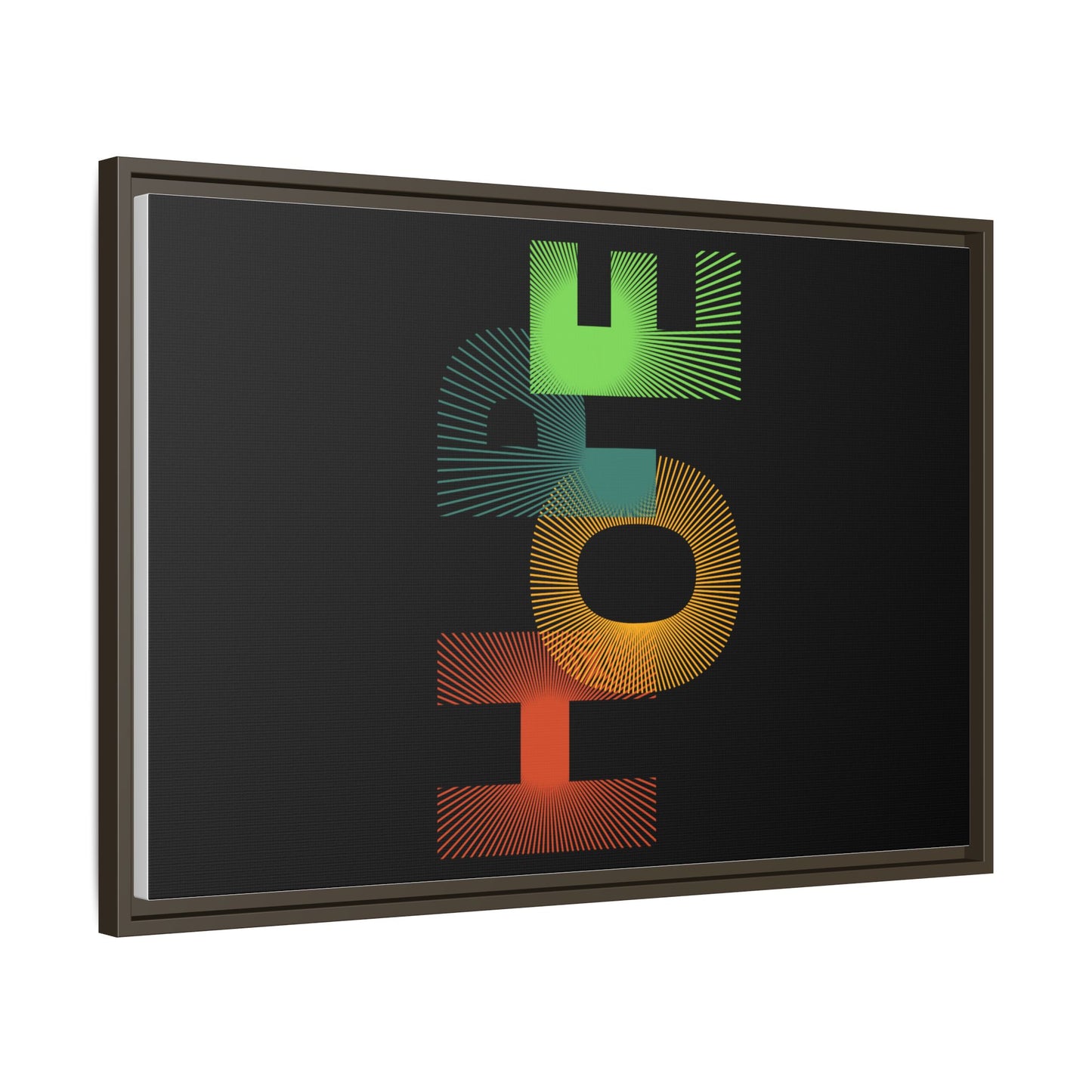 Matte Canvas, Framed (Multi-color)