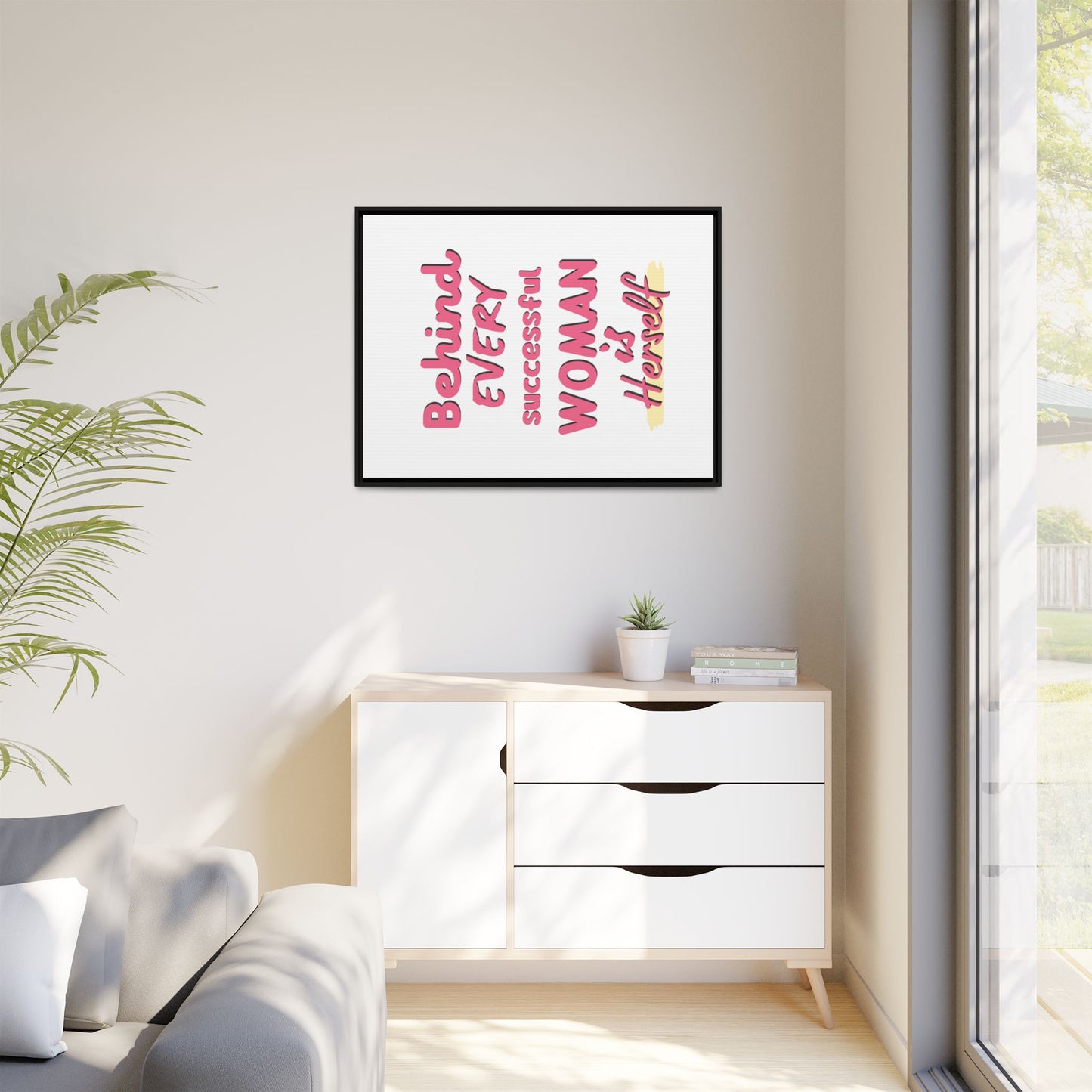 Matte Canvas, Framed (Multi-color)