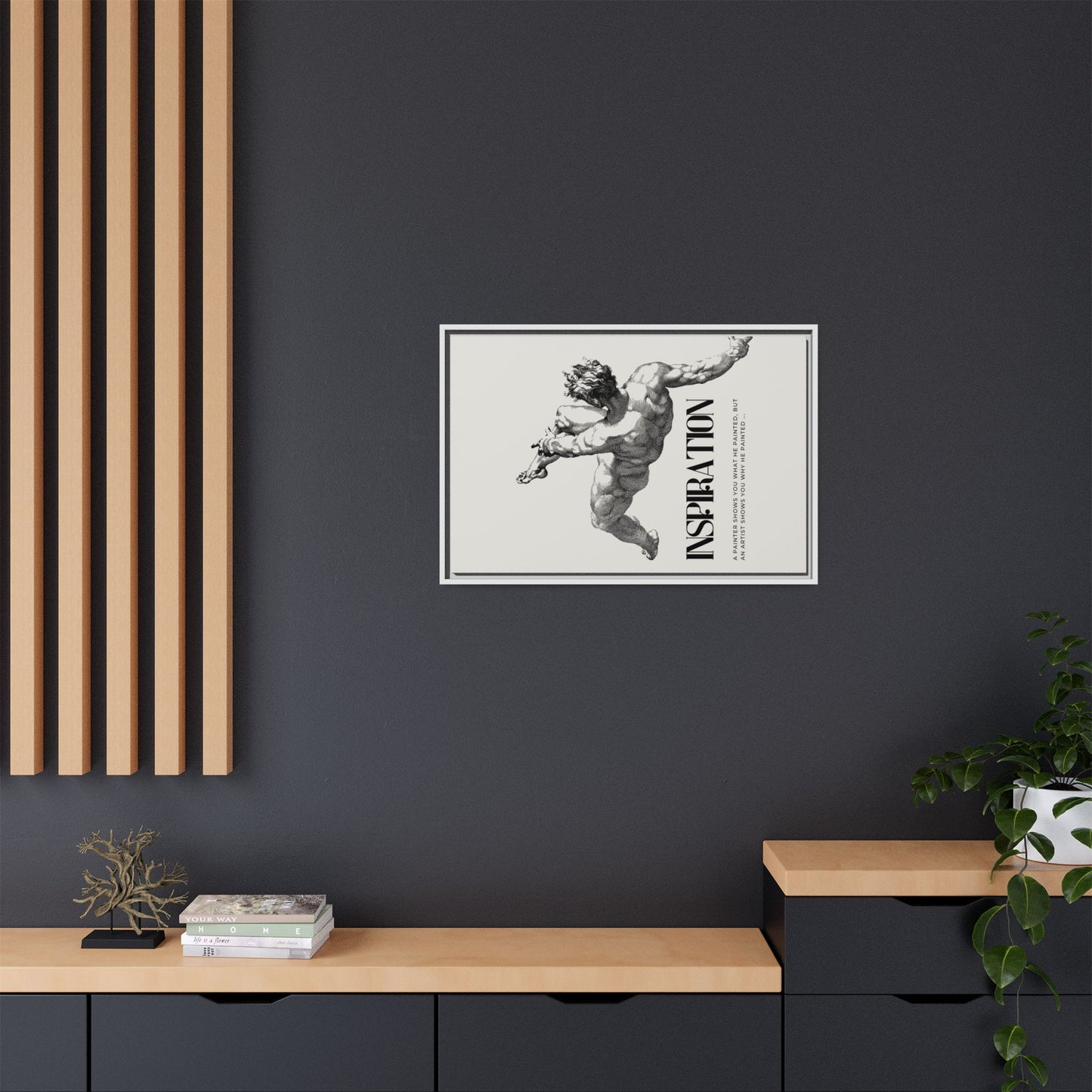 Matte Canvas, Framed (Multi-color)
