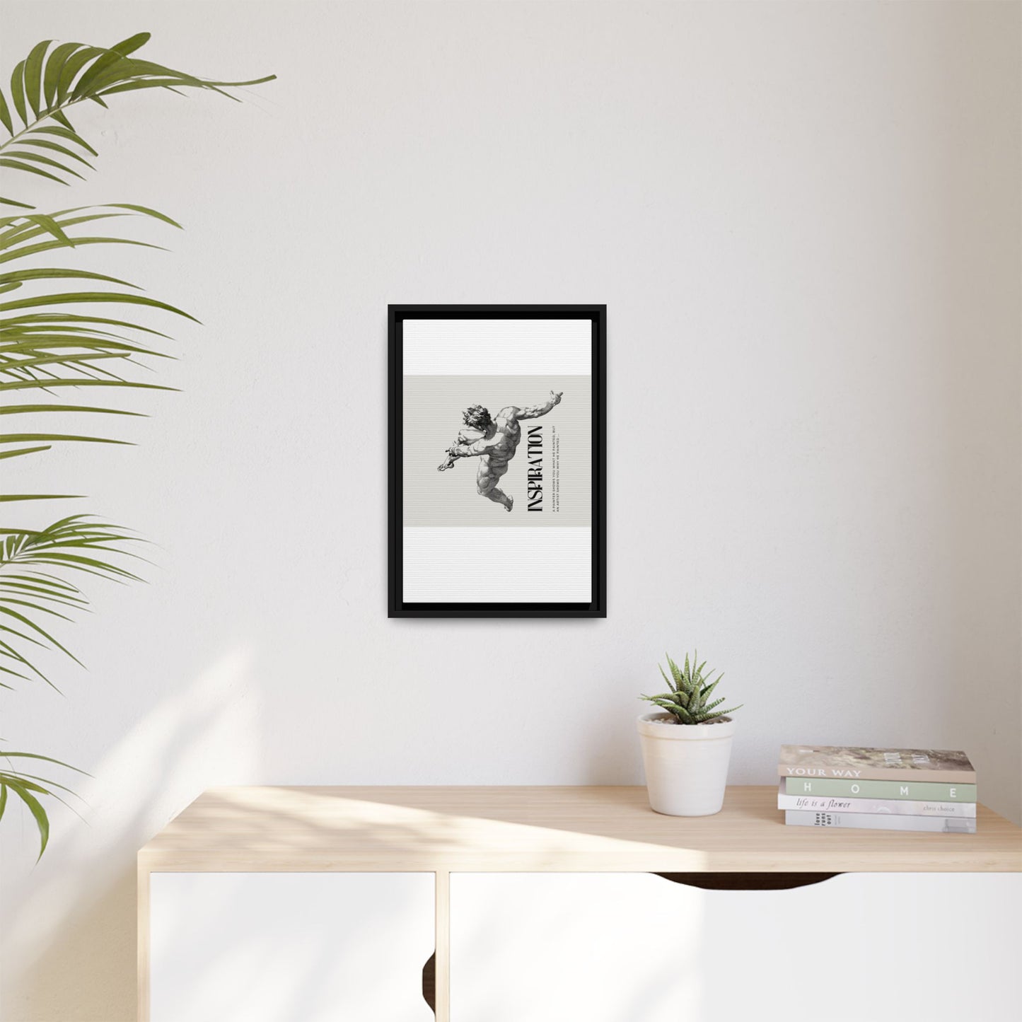 Matte Canvas, Framed (Multi-color)
