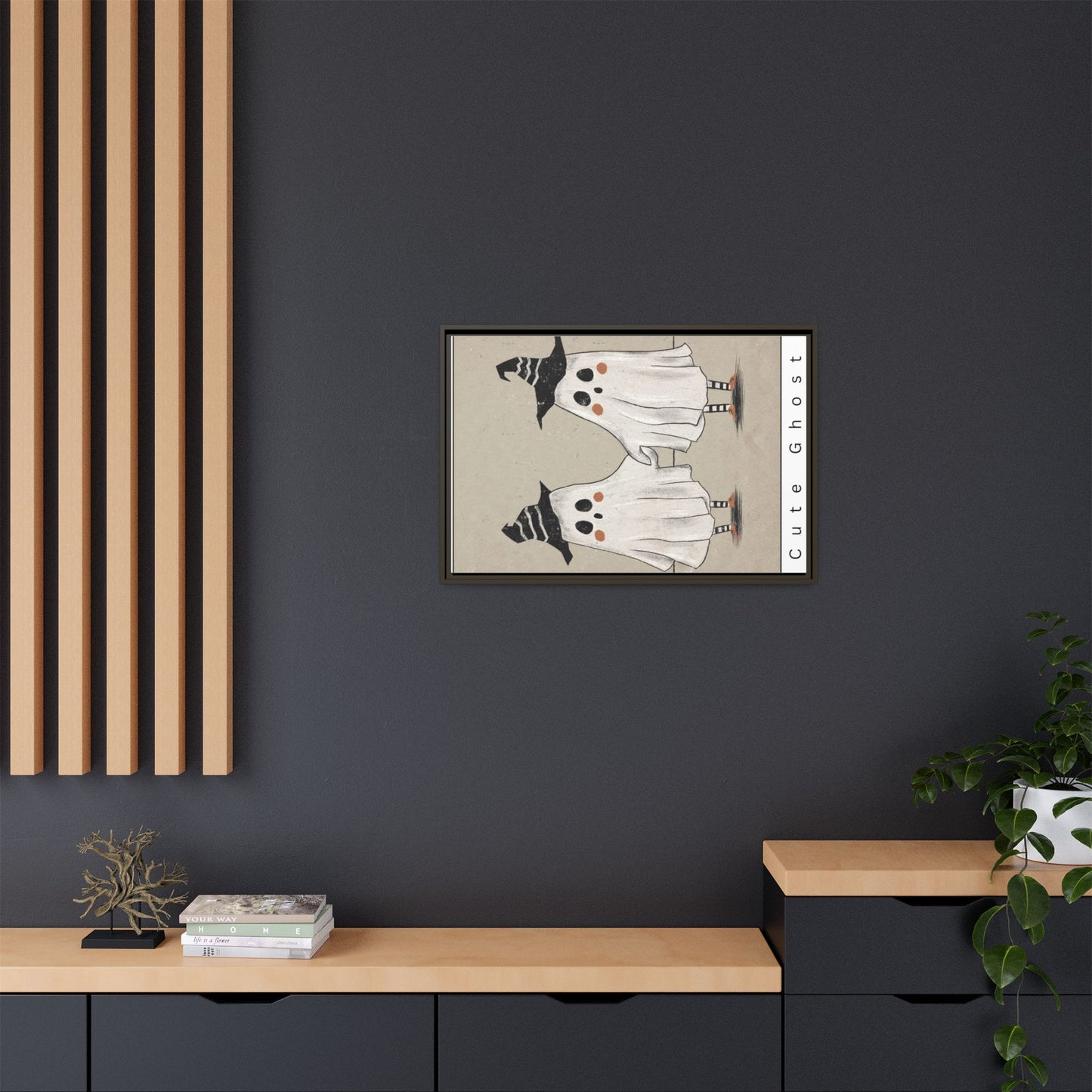Matte Canvas, Framed (Multi-color)