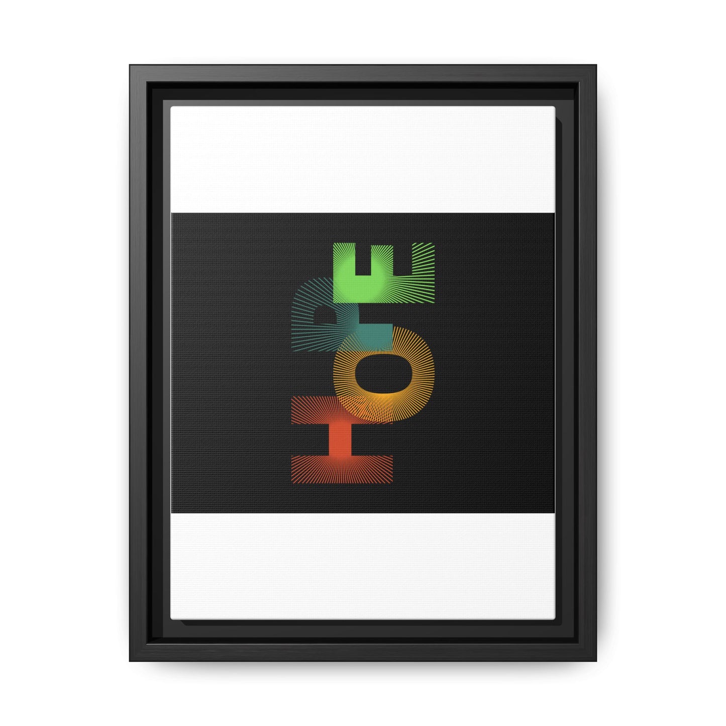 Matte Canvas, Framed (Multi-color)