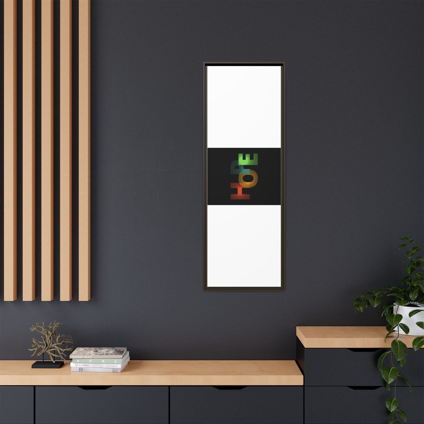Matte Canvas, Framed (Multi-color)