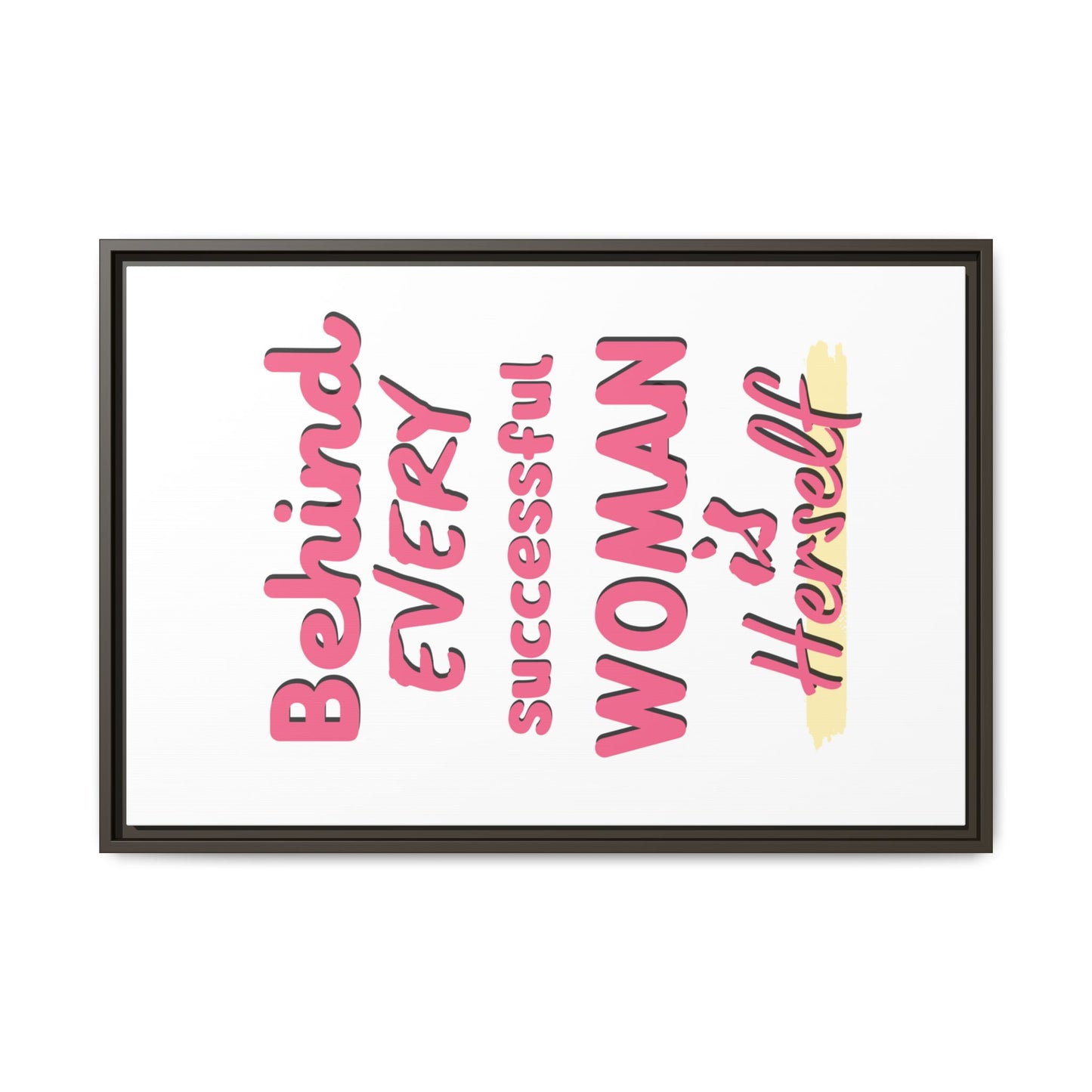 Matte Canvas, Framed (Multi-color)