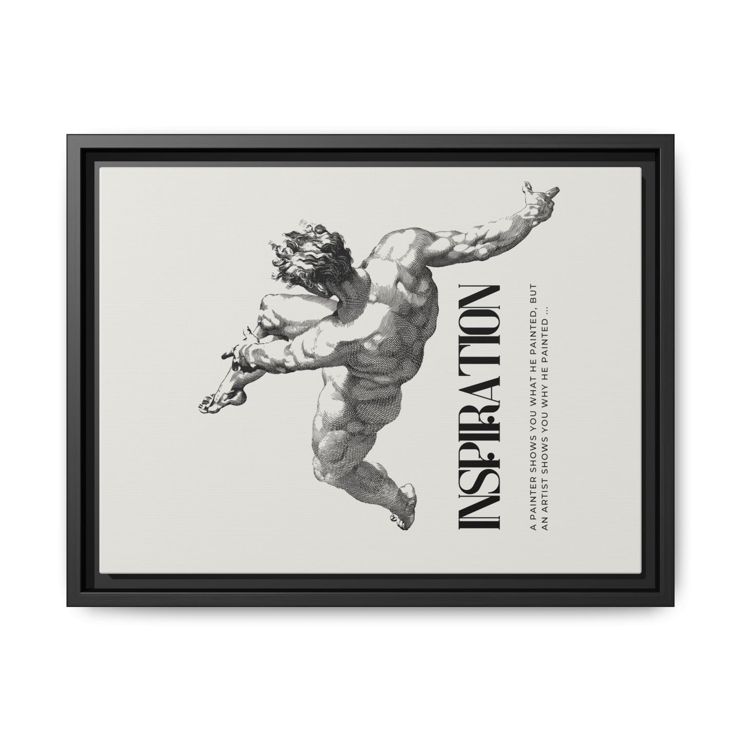 Matte Canvas, Framed (Multi-color)