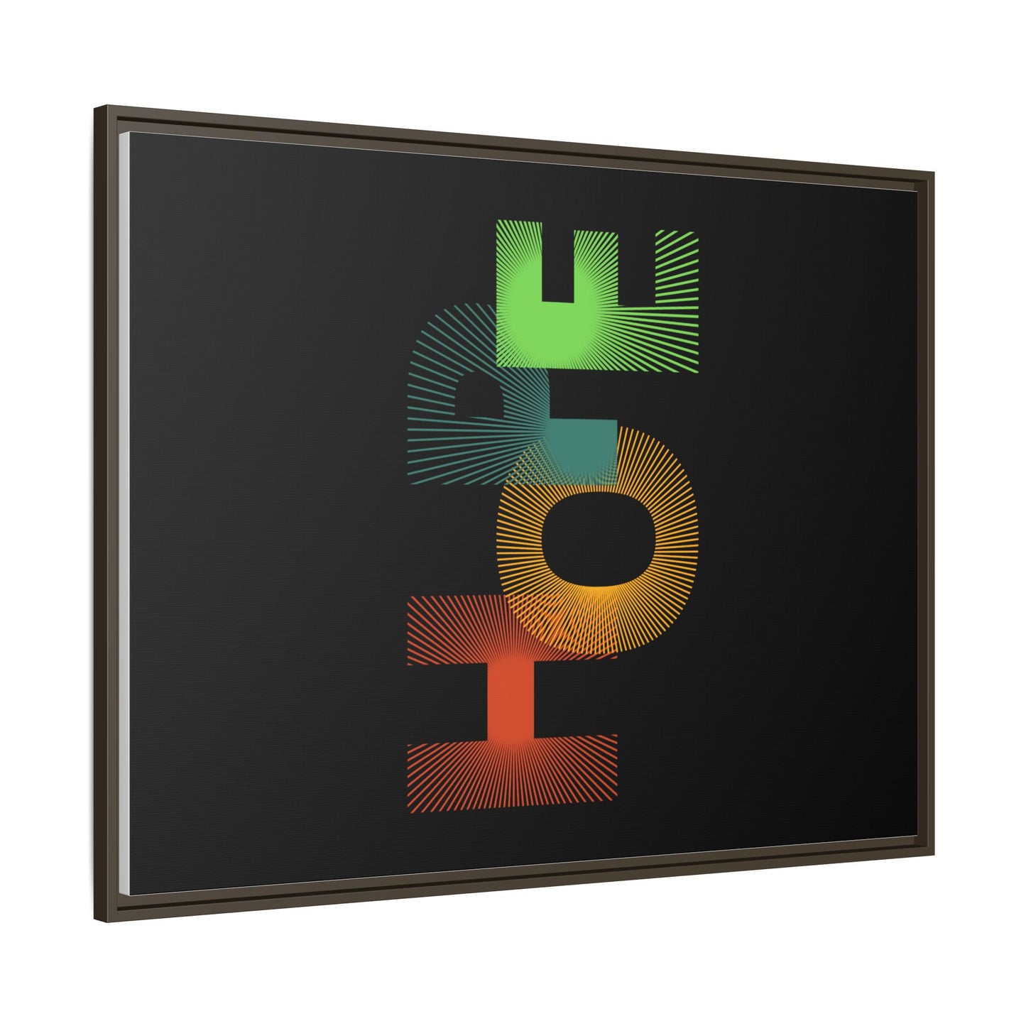 Matte Canvas, Framed (Multi-color)