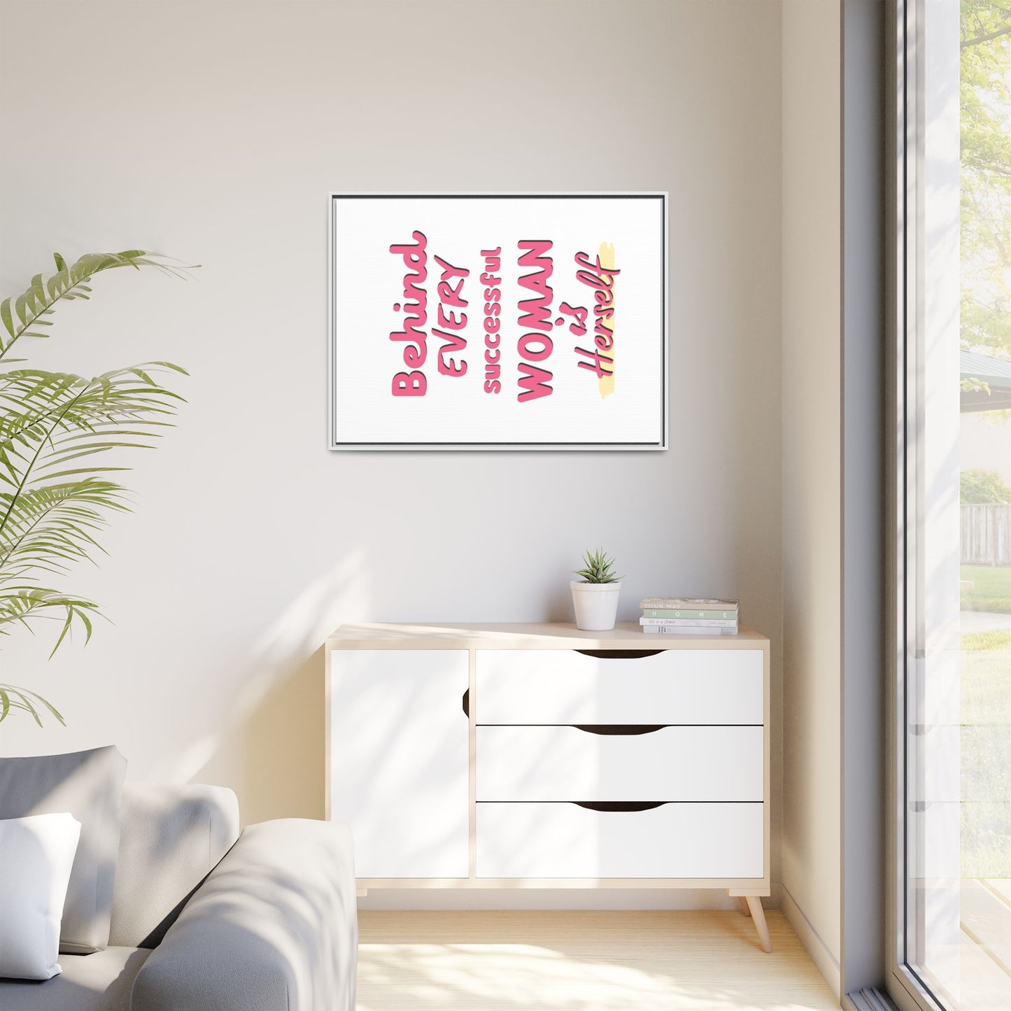 Matte Canvas, Framed (Multi-color)