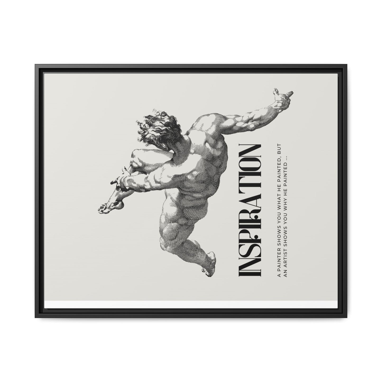 Matte Canvas, Framed (Multi-color)