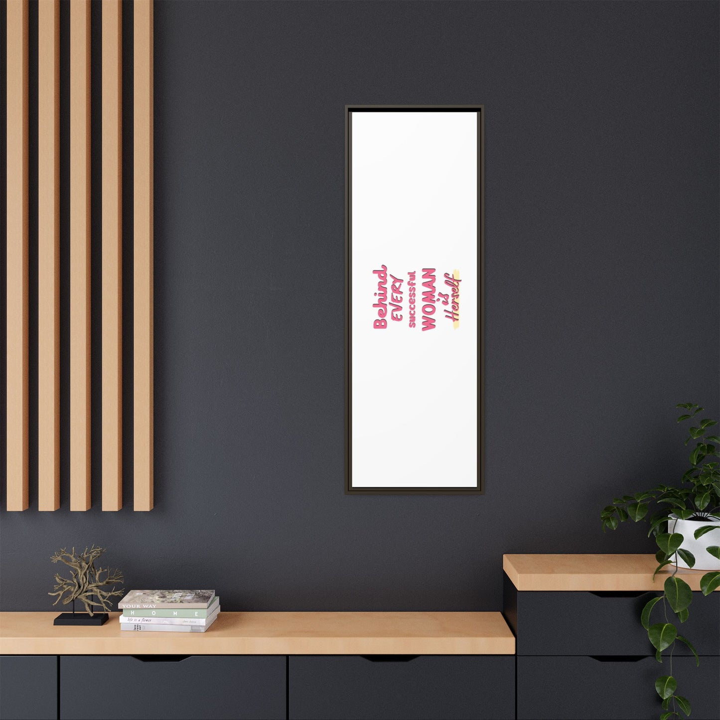 Matte Canvas, Framed (Multi-color)