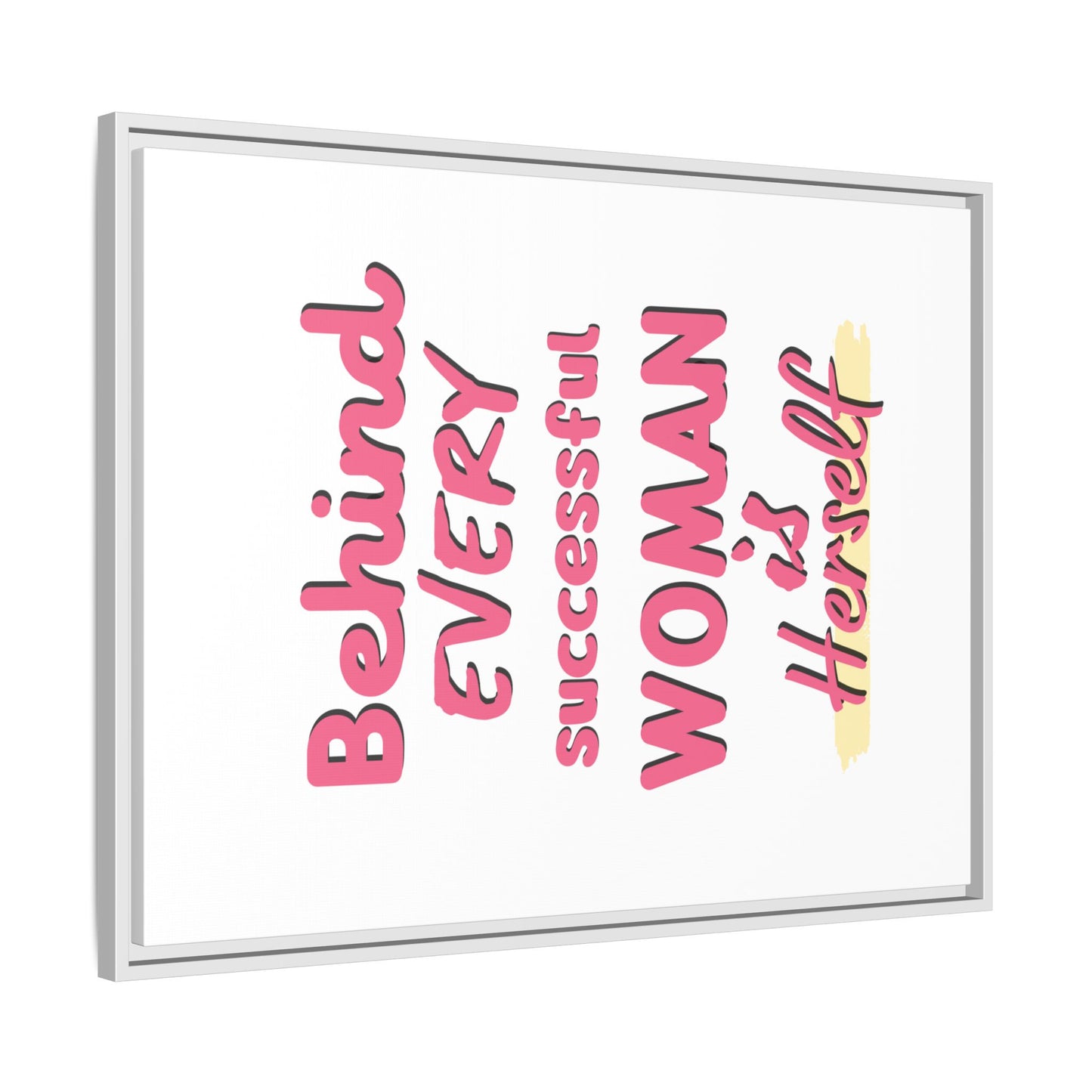 Matte Canvas, Framed (Multi-color)