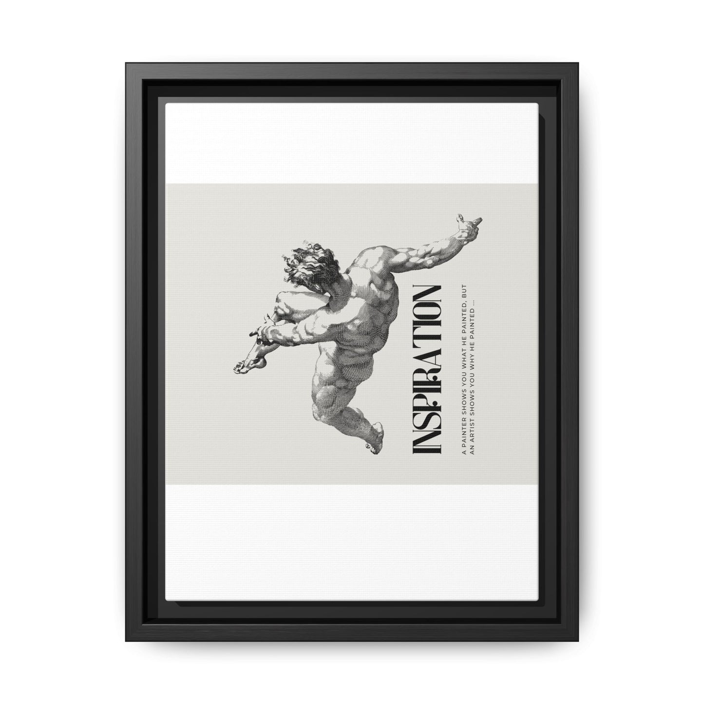 Matte Canvas, Framed (Multi-color)