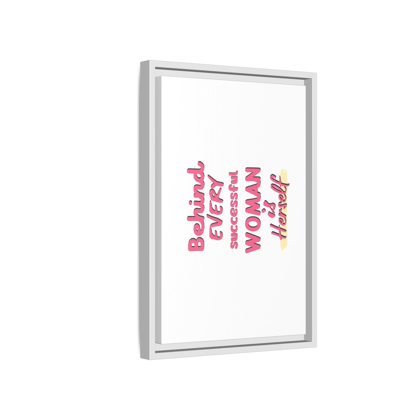 Matte Canvas, Framed (Multi-color)