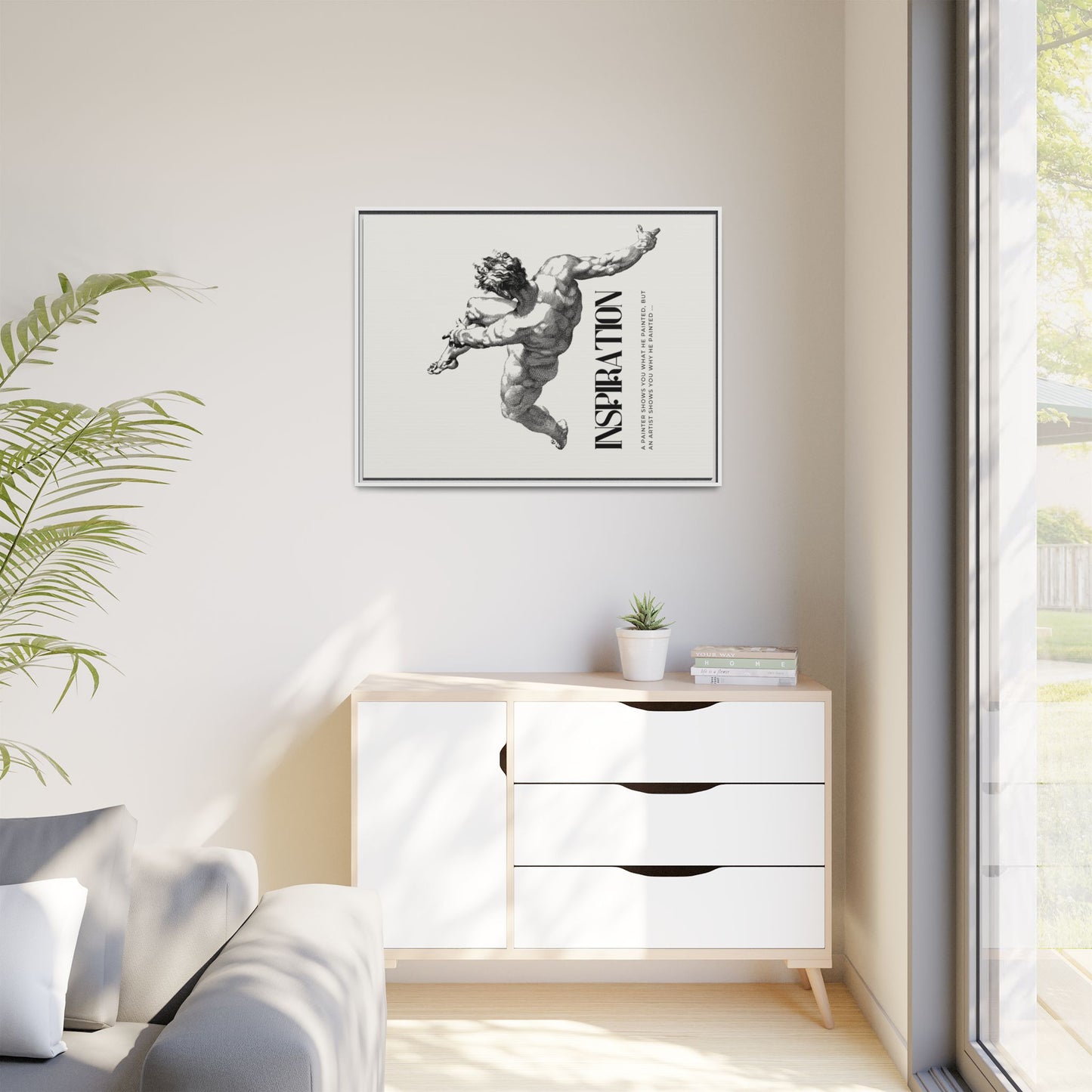 Matte Canvas, Framed (Multi-color)