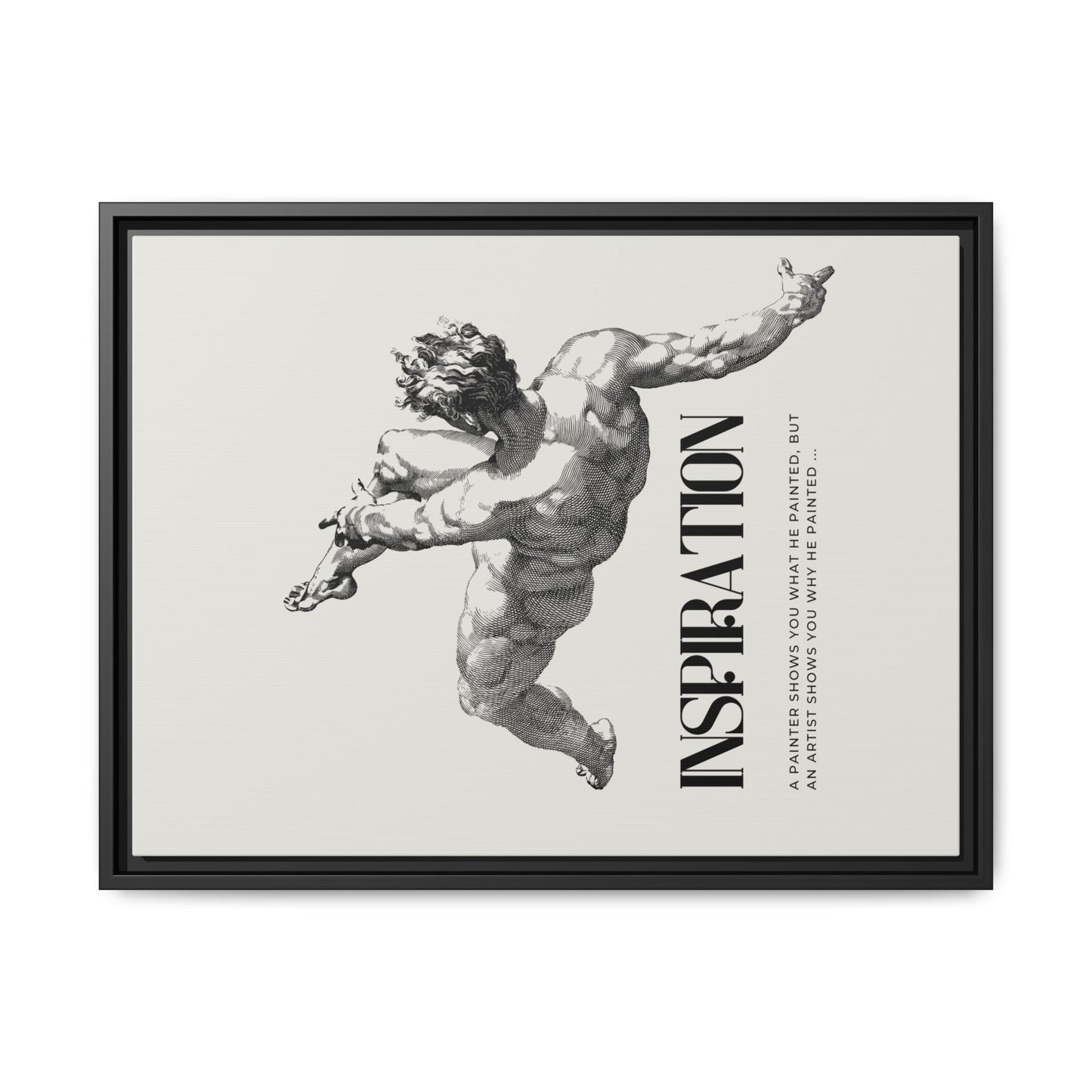 Matte Canvas, Framed (Multi-color)