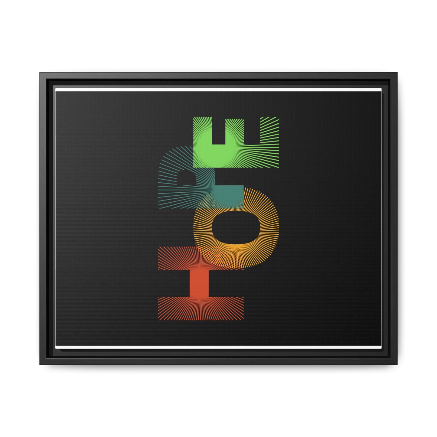 Matte Canvas, Framed (Multi-color)