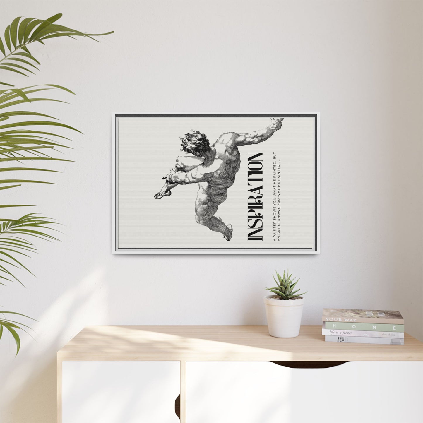 Matte Canvas, Framed (Multi-color)