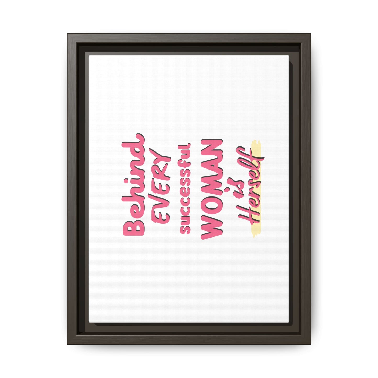 Matte Canvas, Framed (Multi-color)