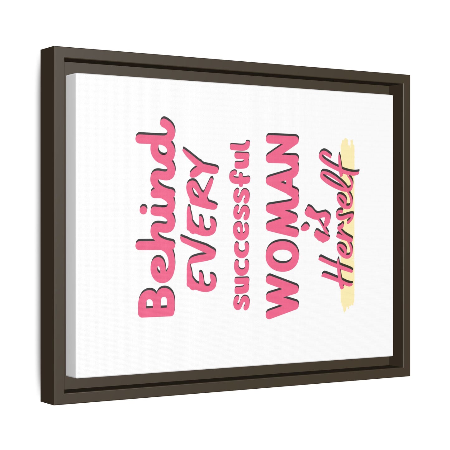 Matte Canvas, Framed (Multi-color)