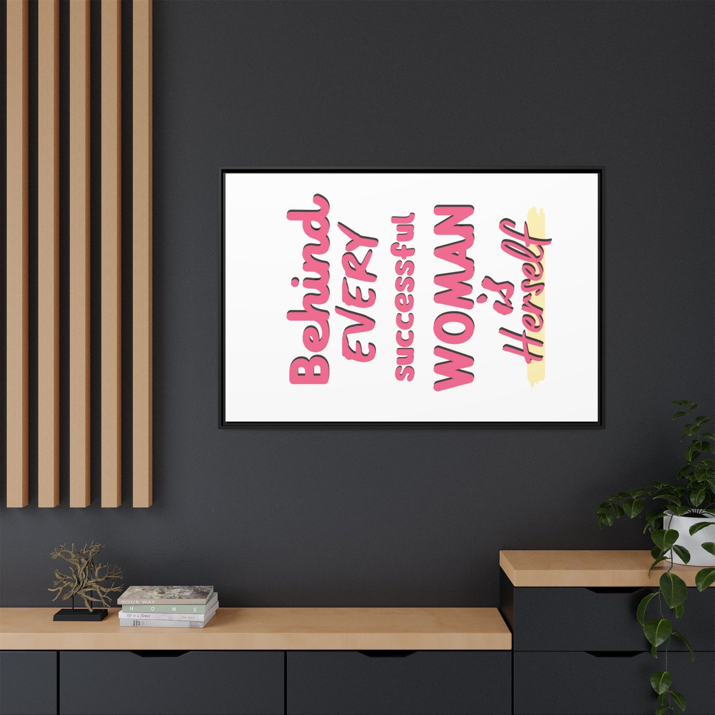 Matte Canvas, Framed (Multi-color)