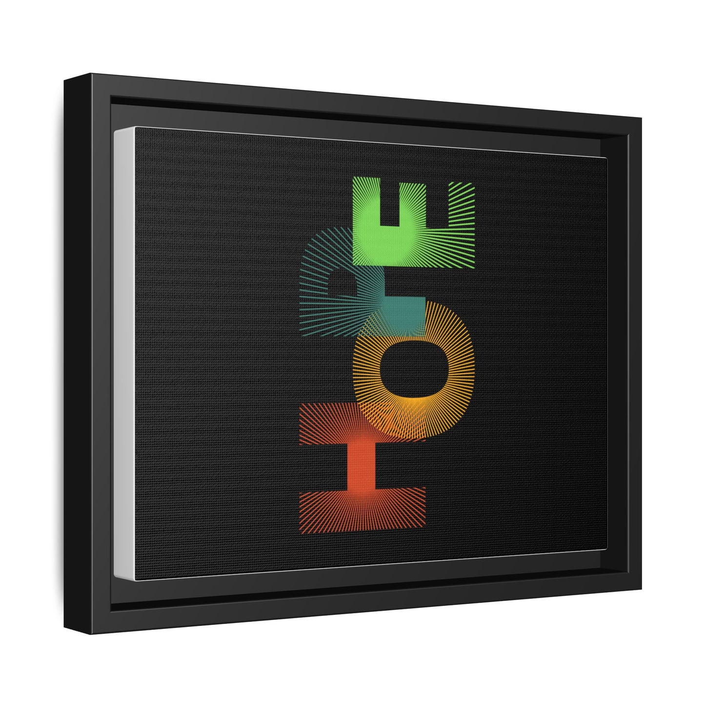 Matte Canvas, Framed (Multi-color)