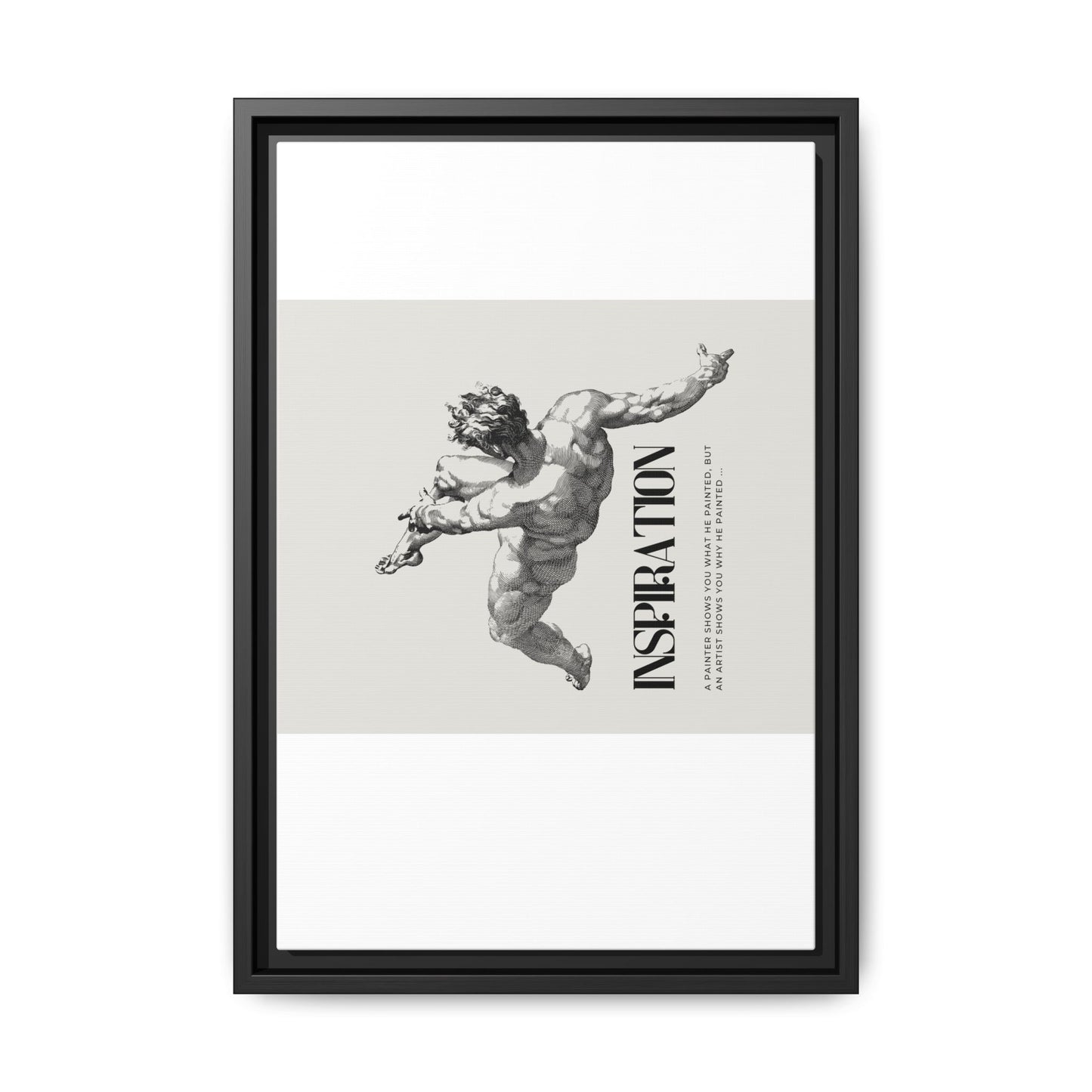 Matte Canvas, Framed (Multi-color)